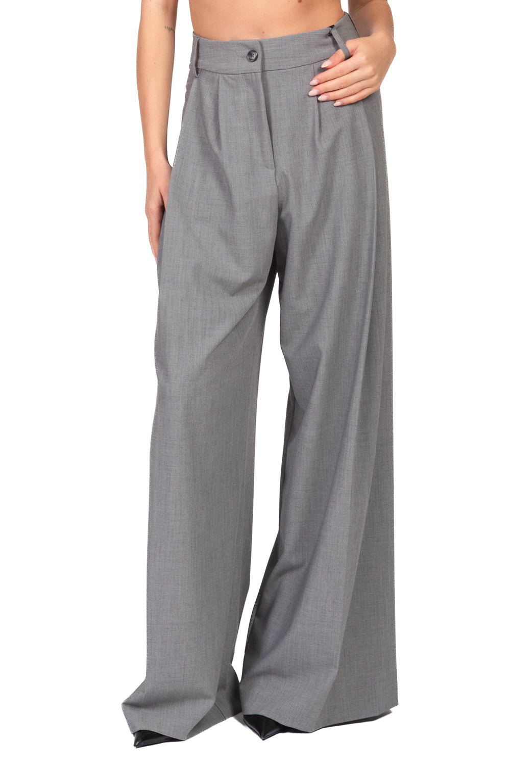 Vicolo- Pantalone palazzo con pinces Art. TAC0438