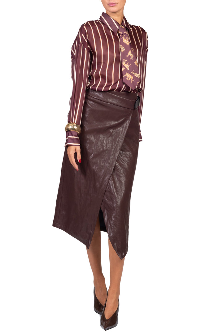 Tensione In - Camicia rigata con cravatta fantasia Art. 27C6279