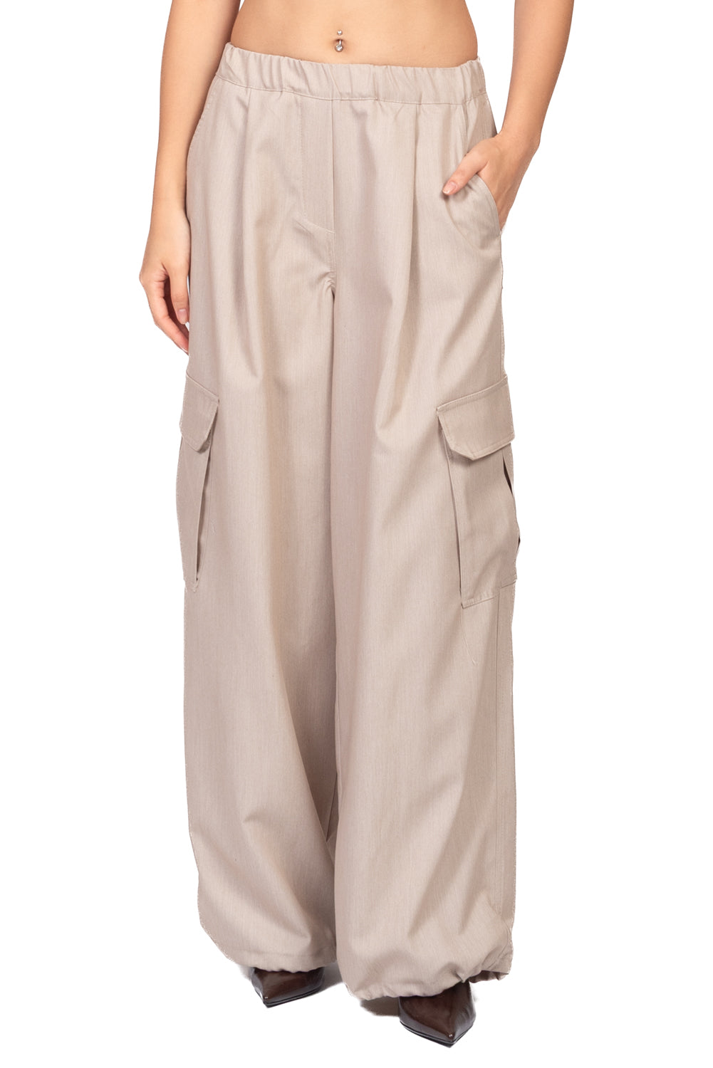Vicolo - Pantalone cargo con elastico Art. TAC1352