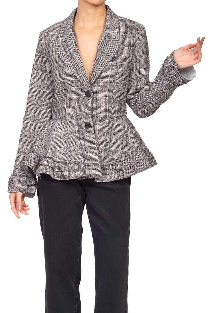 Tensione In - Giacca galles peplum Art. 40427