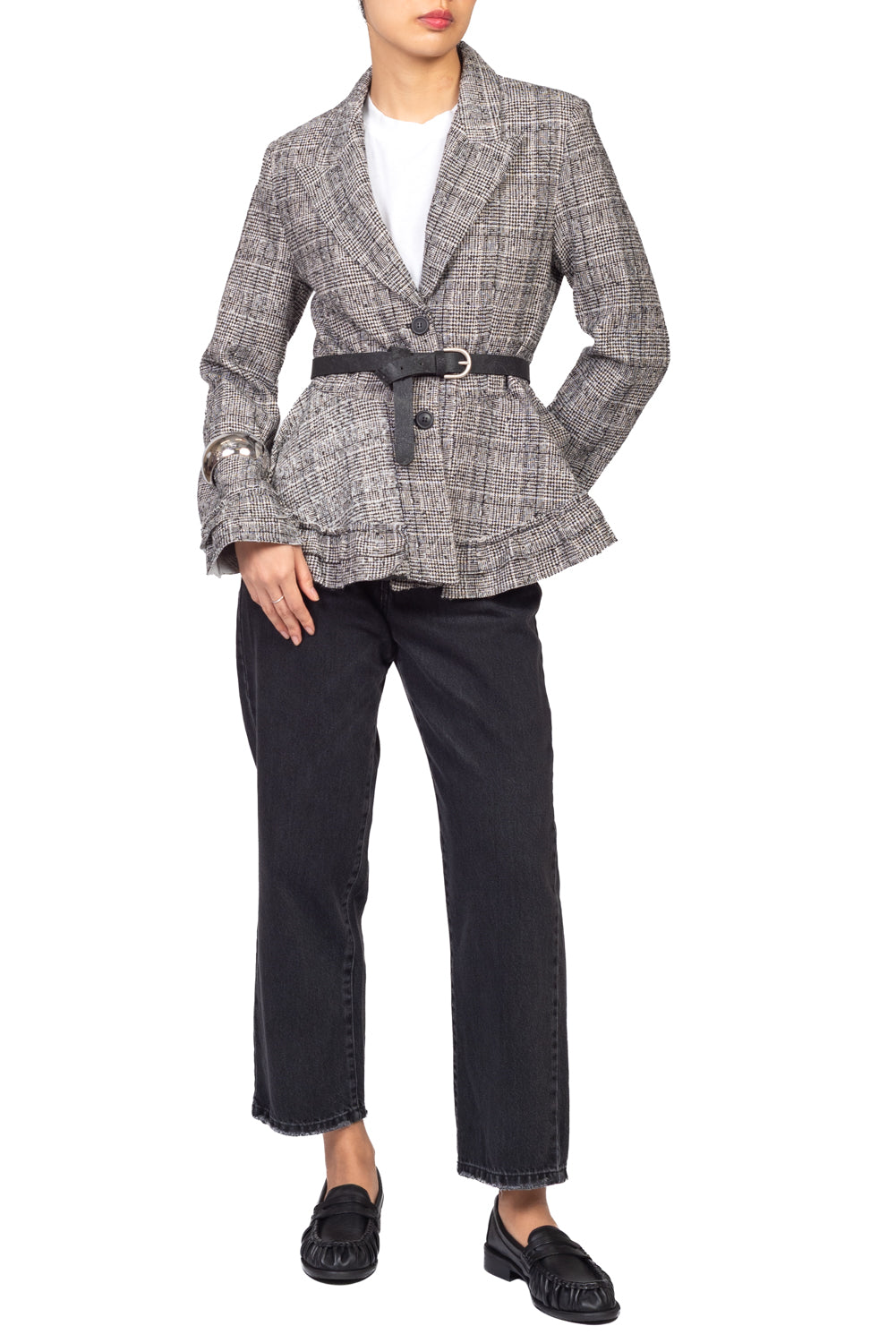 Tensione In - Giacca galles peplum Art. 40427