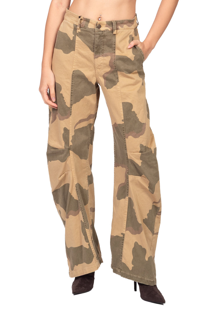 Tensione In - Pantalone barrel camouflage Art. W26P580