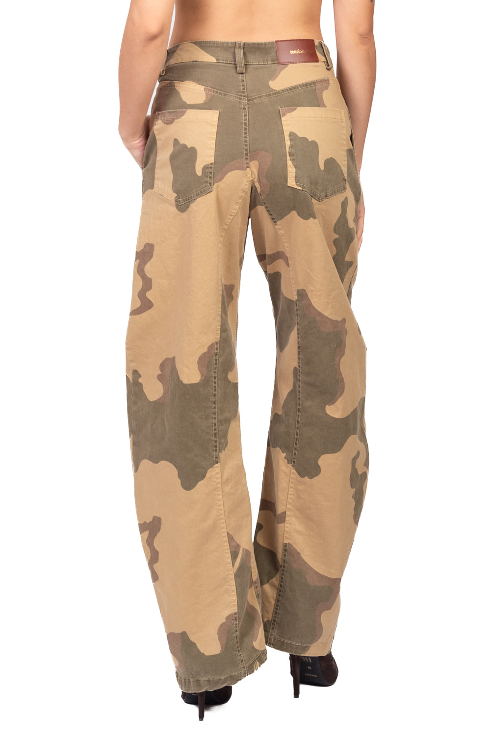 Tensione In - Pantalone barrel camouflage Art. W26P580