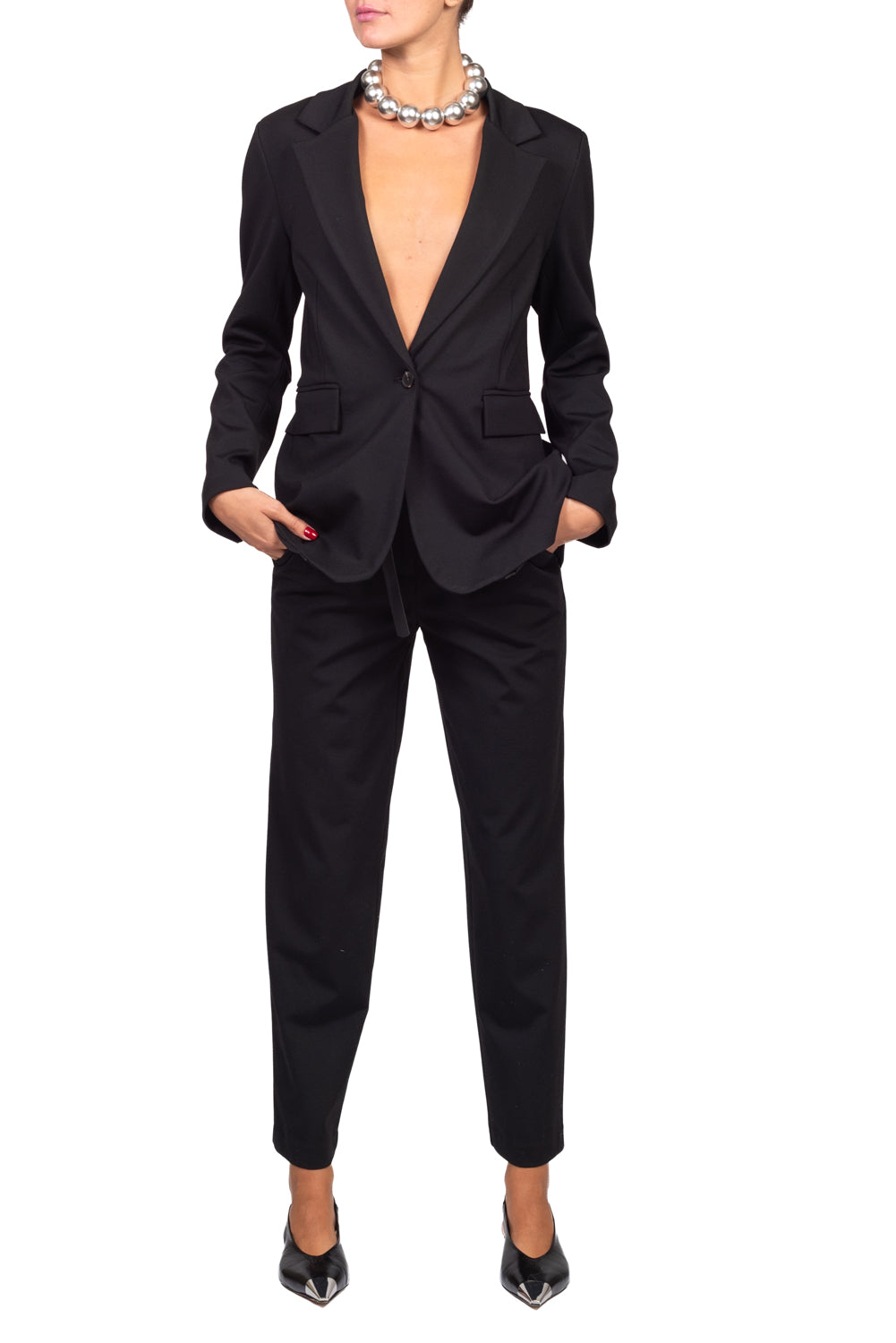 Tensione In - Pantalone sigaretta punto Milano Art. 27P6282