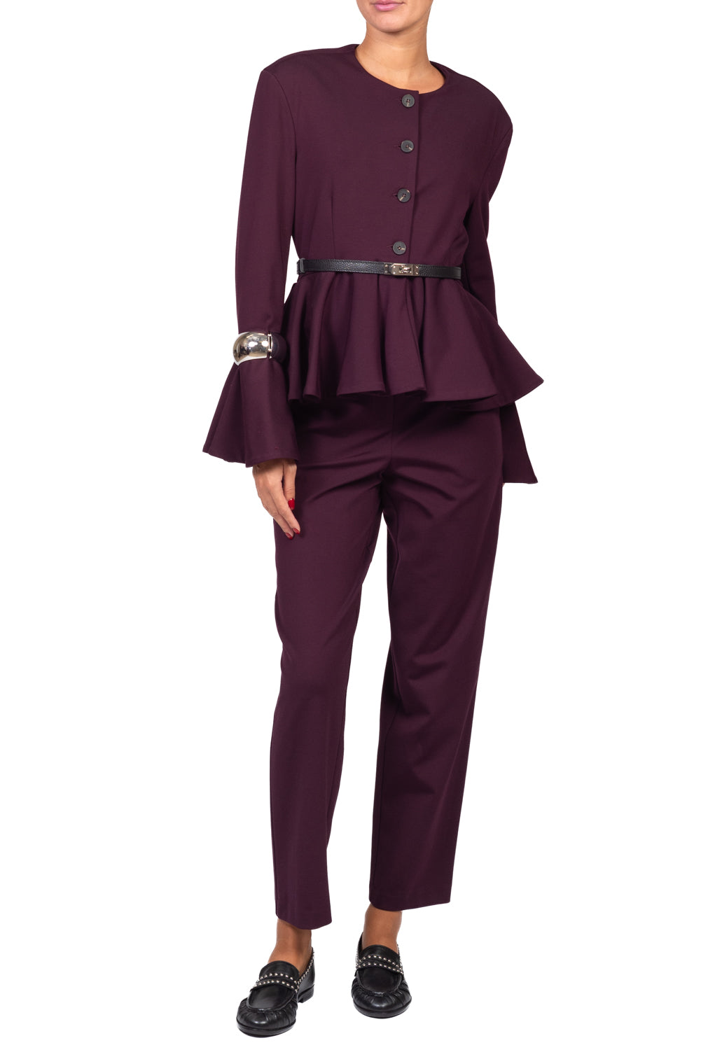 Tensione In - Pantalone sigaretta punto Milano Art. 27P6282