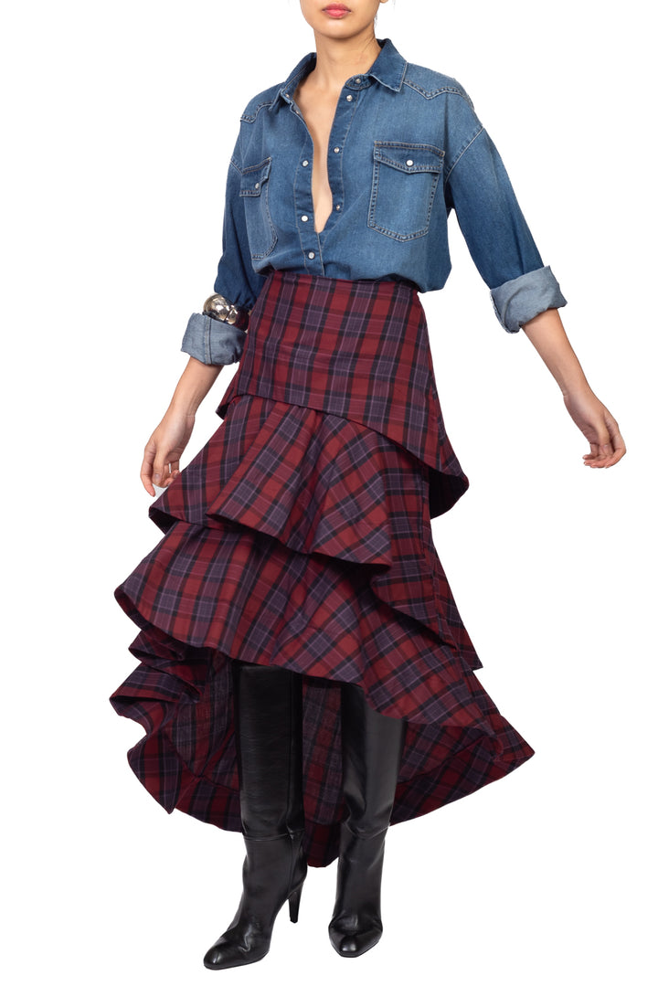 Tensione In - Gonna check balze Art. FW260089