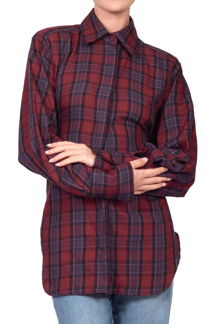 Tensione In - Camicia check con spalline Art. FW260085
