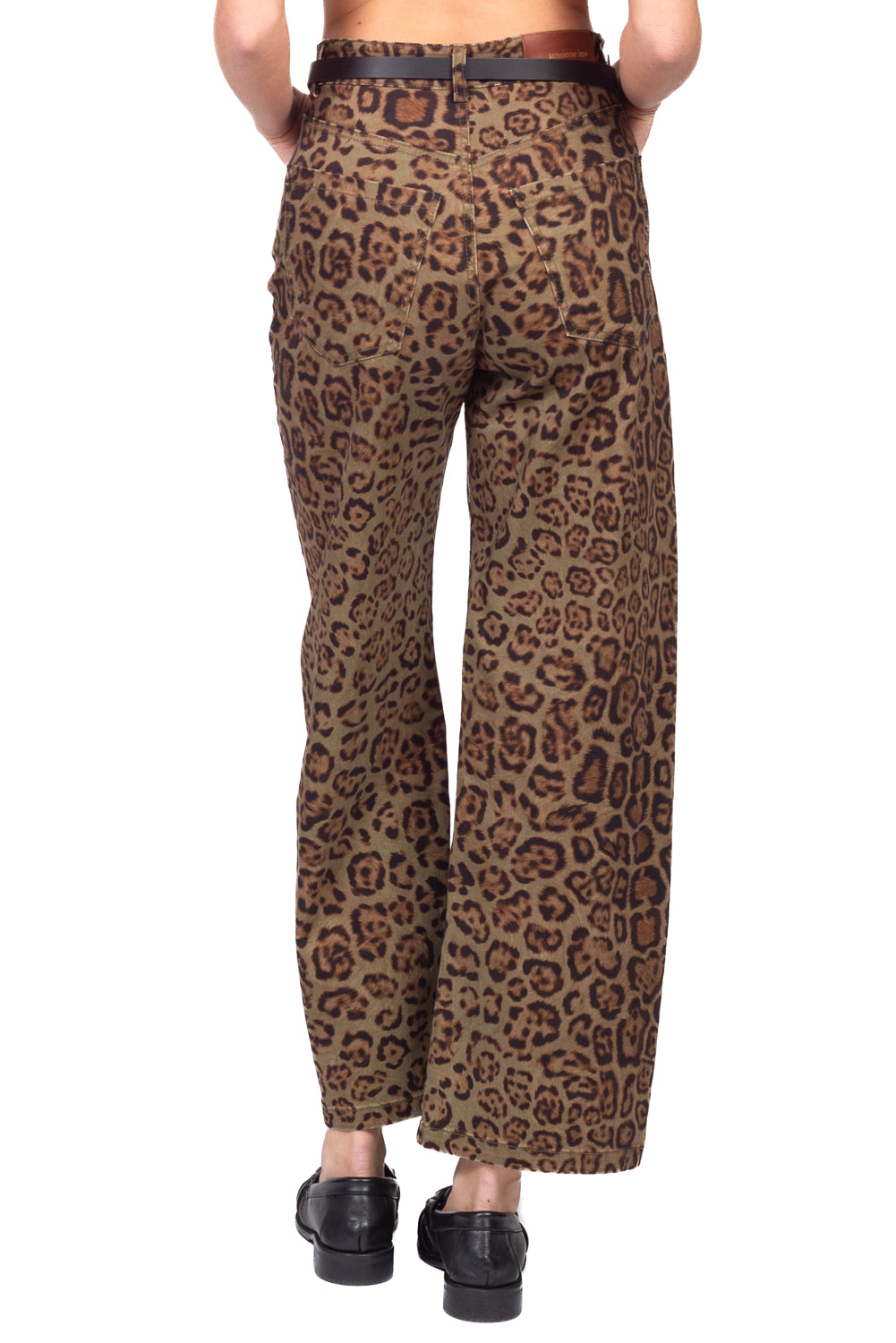 Tensione In - Pantalone barrel animalier Art. W26P545