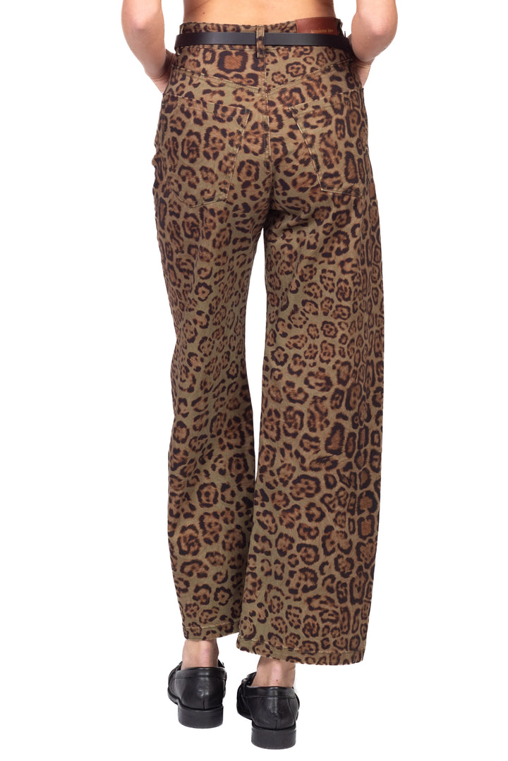 Tensione In - Pantalone barrel animalier Art. W26P545