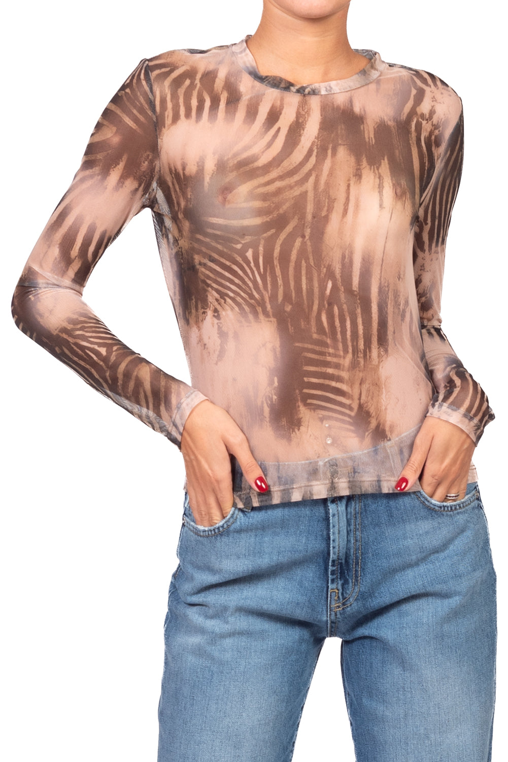 Tensione In - Maglia retata fantasia Art. FW260099