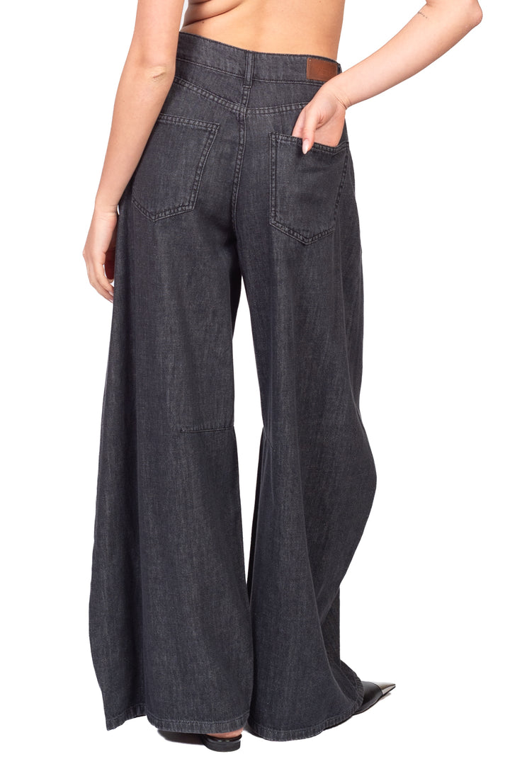 Tensione In - Jeans barrel ampio LOUVRE - denim Art. P314J141Z273
