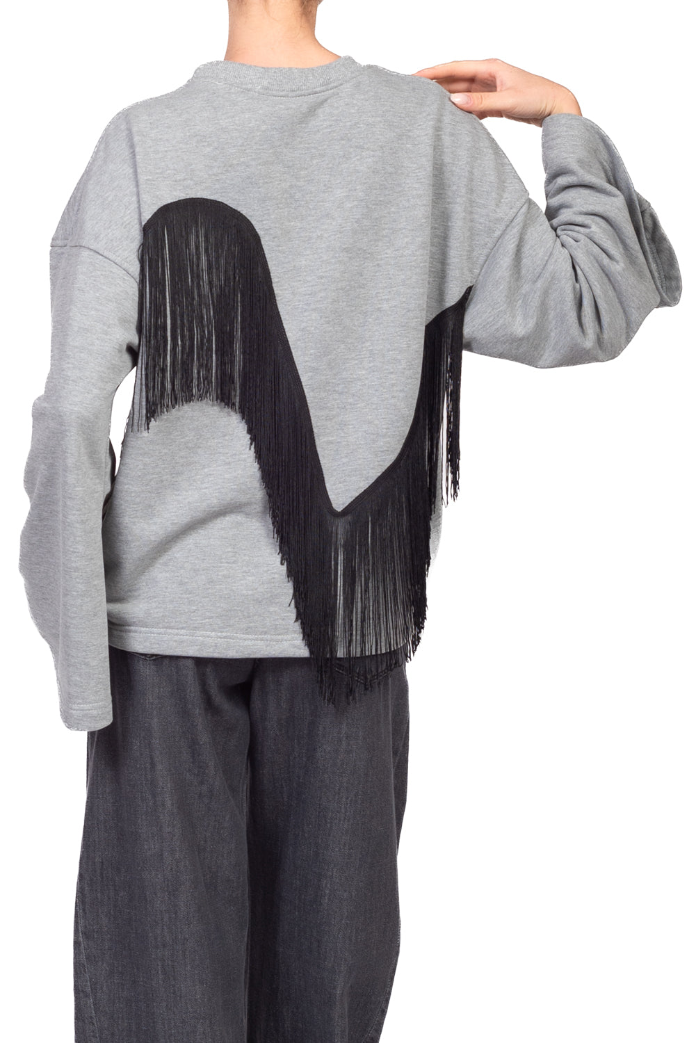 Tensione In - Felpa con frange Art. 27M6301