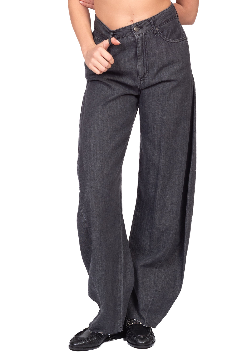 Tensione In - Jeans barrel ERMITAGE  - denim Art. P005J141Z273PT