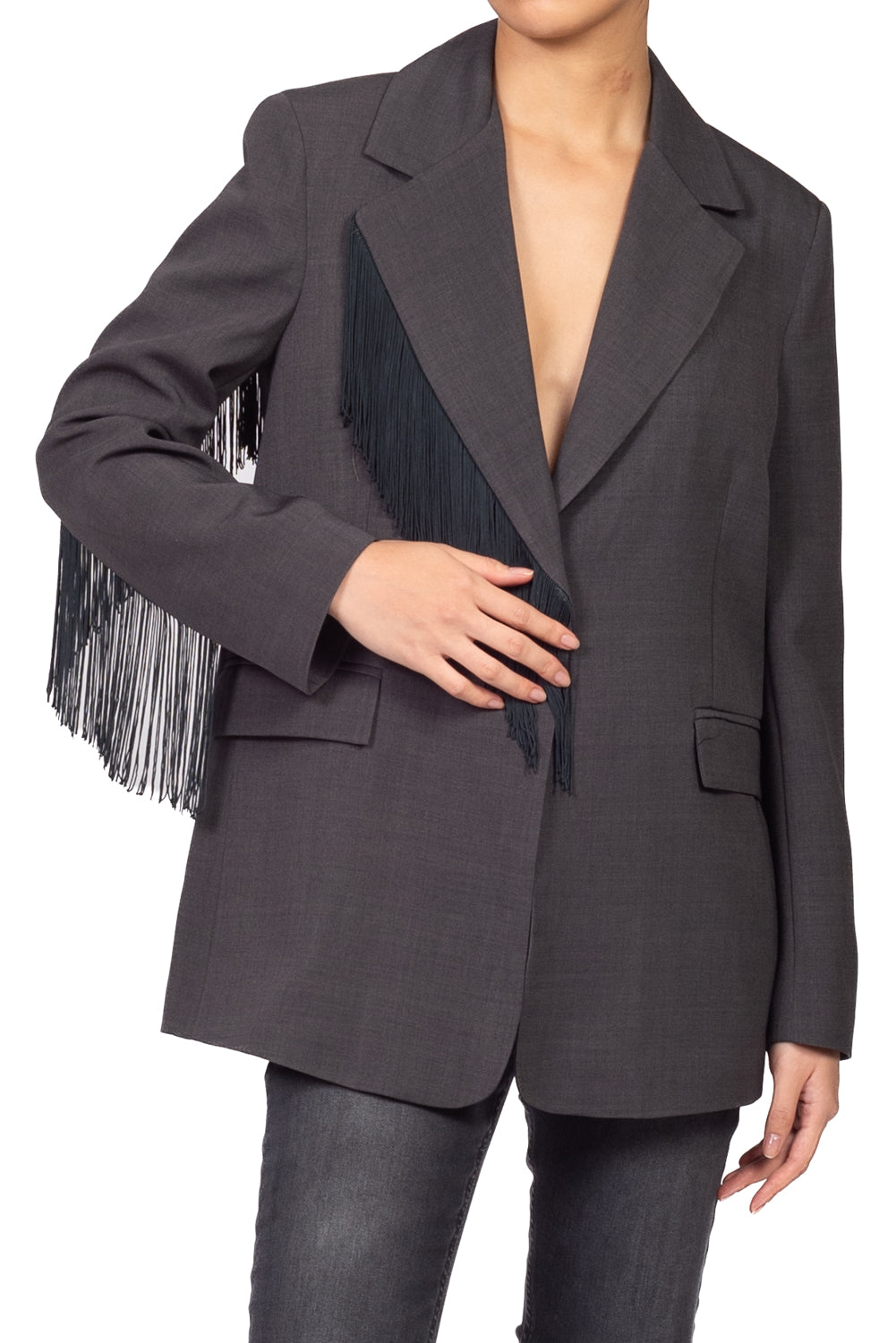 Tensione In - Giacca con frange Art. 27B6308