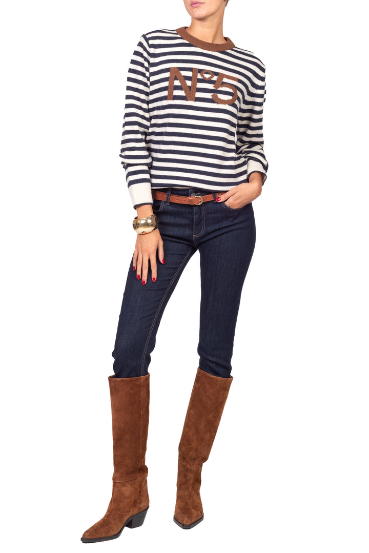 Tensione In - Maglia rigata N5 Art. D82444AI26