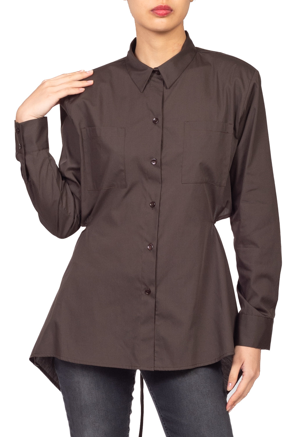 Vicolo - Camicia scollo posteriore Art. TAC1291