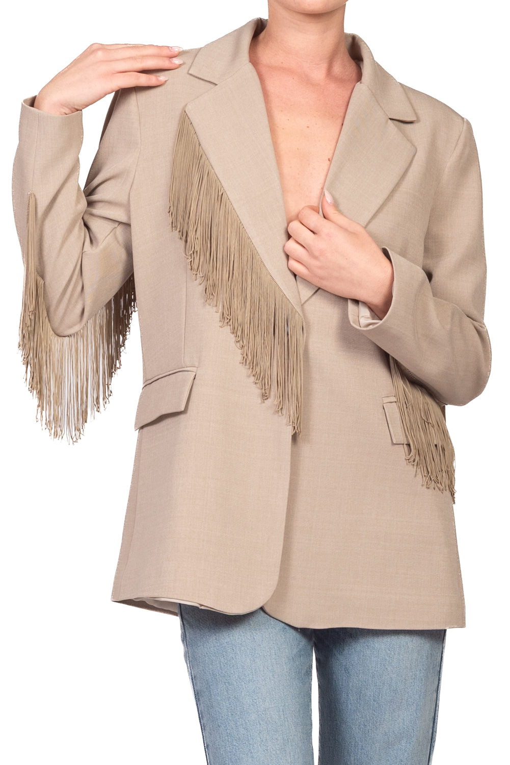 Tensione In - Giacca con frange Art. 27B6308