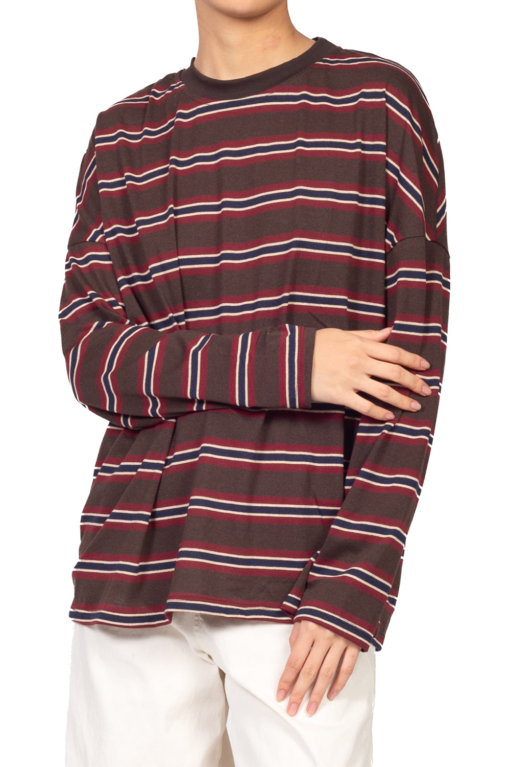 Tensione In - T-shirt rigata manica lunga Art. 30841-684