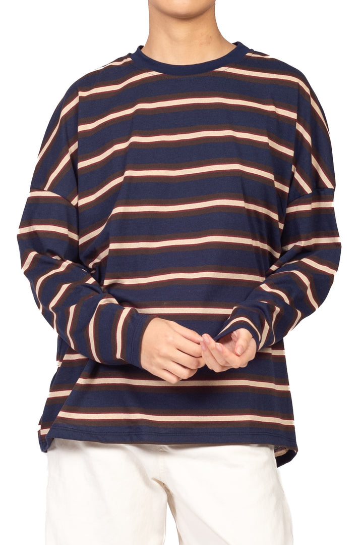Tensione In - T-shirt rigata manica lunga Art. 30841-684