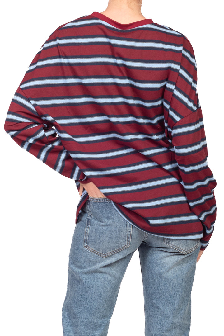 Tensione In - T-shirt rigata manica lunga Art. 30841-684