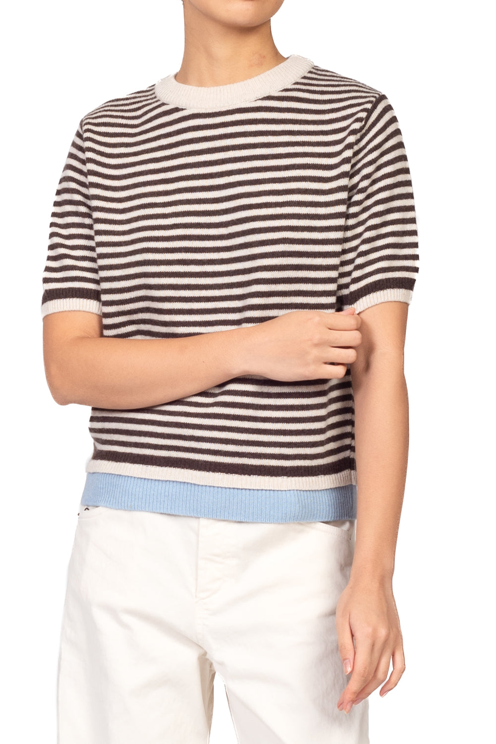 Tensione In - Maglia  rigata mezza manicaArt. D82235AI26