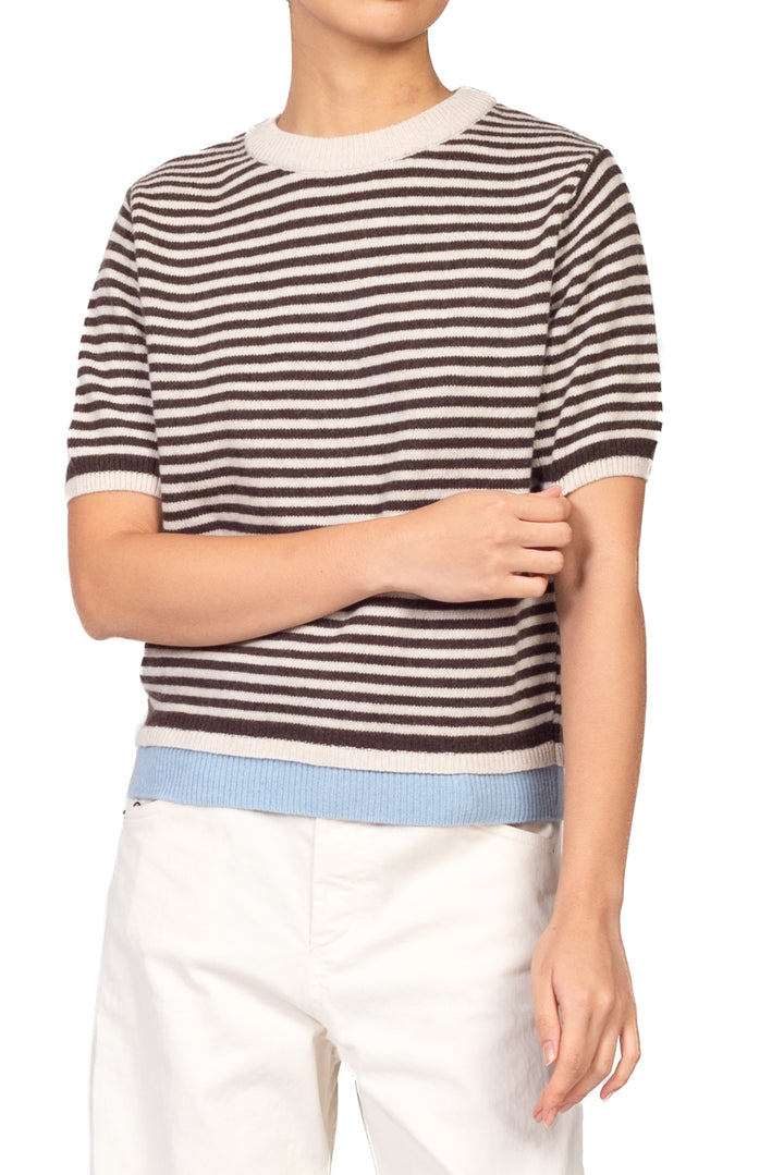Tensione In - Maglia  rigata mezza manicaArt. D82235AI26