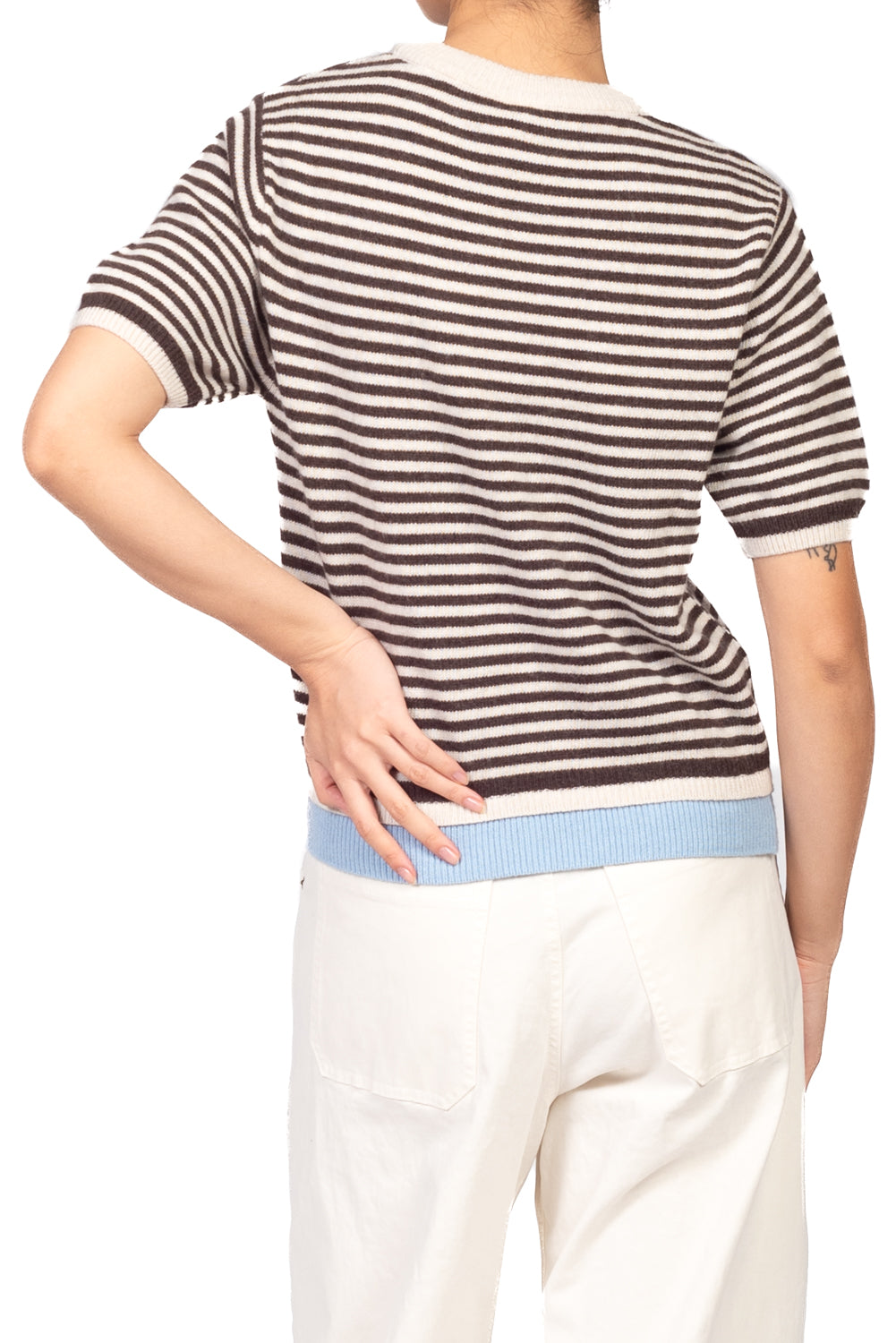 Tensione In - Maglia  rigata mezza manicaArt. D82235AI26