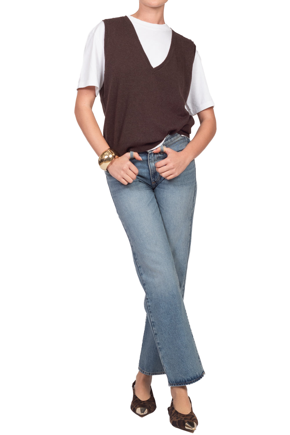Vicolo - Gilet in maglia scollo v Art. 2AC2162