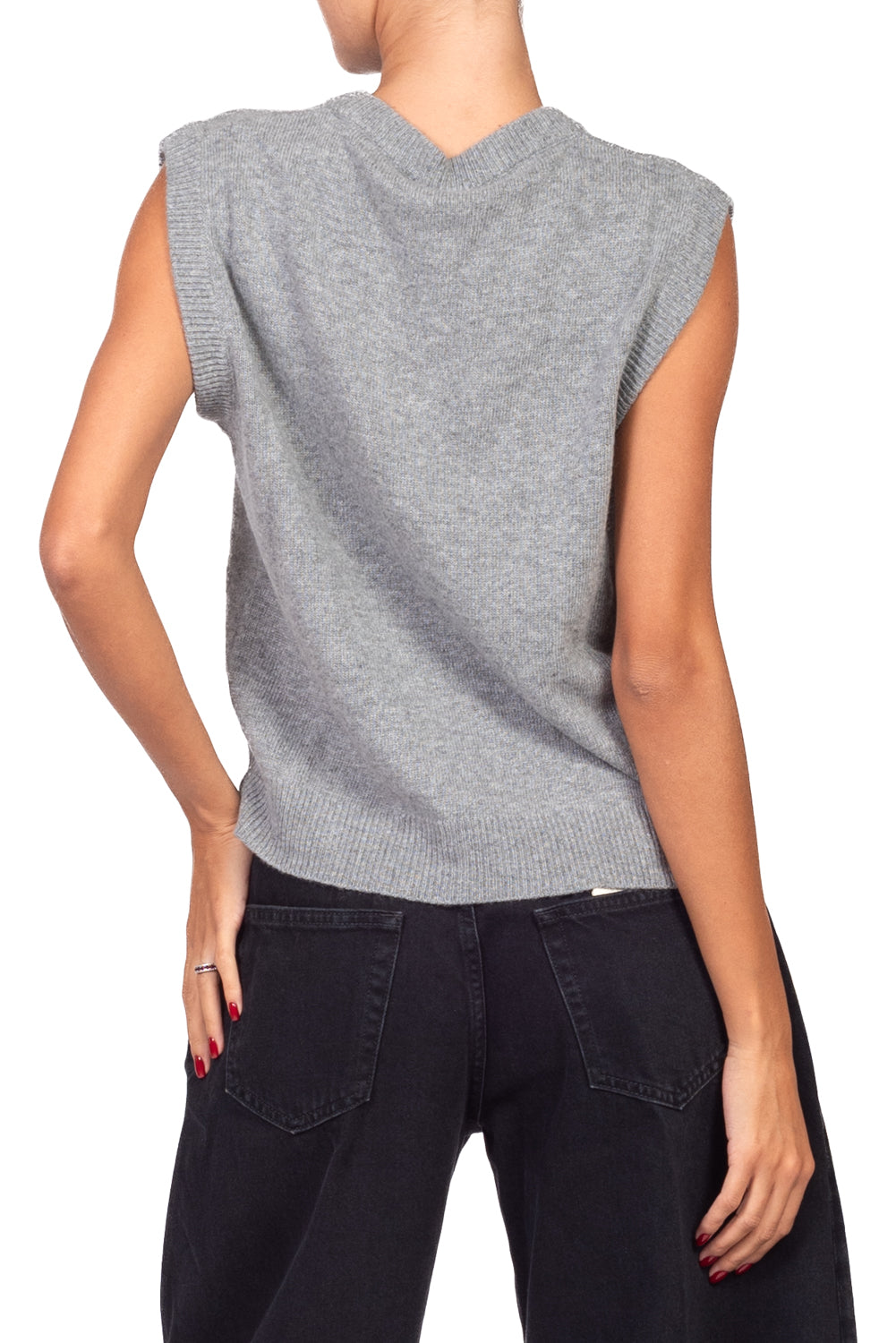 Tensione In - Gilet in maglia scollo V Art. D80968AI26