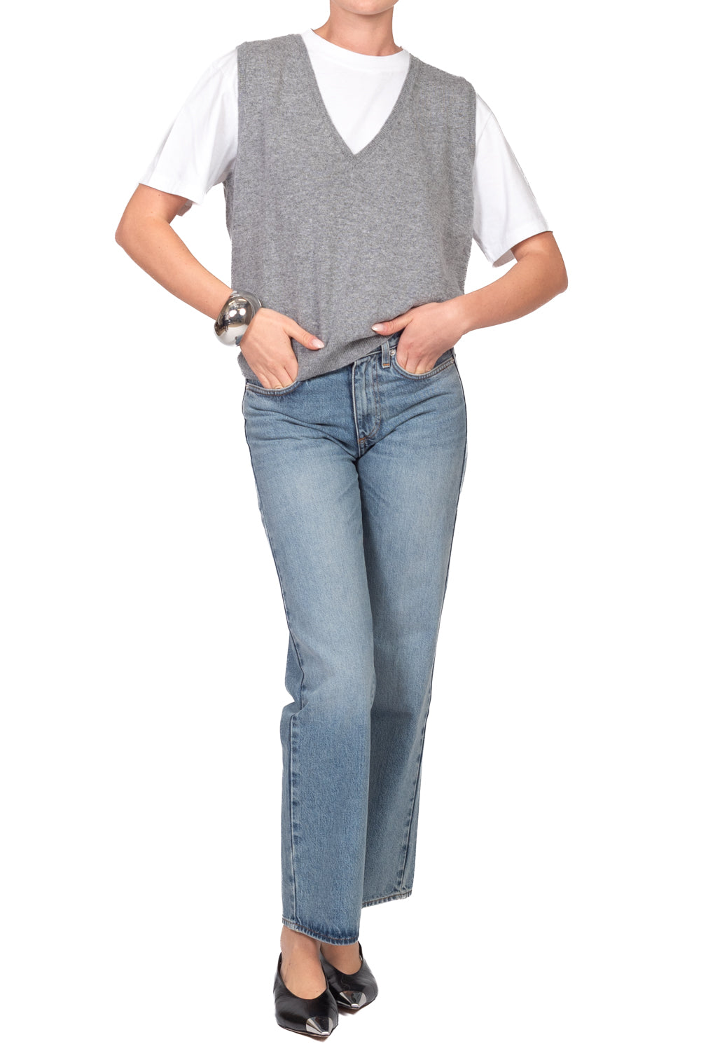 Vicolo - Gilet in maglia scollo v Art. 2AC2162