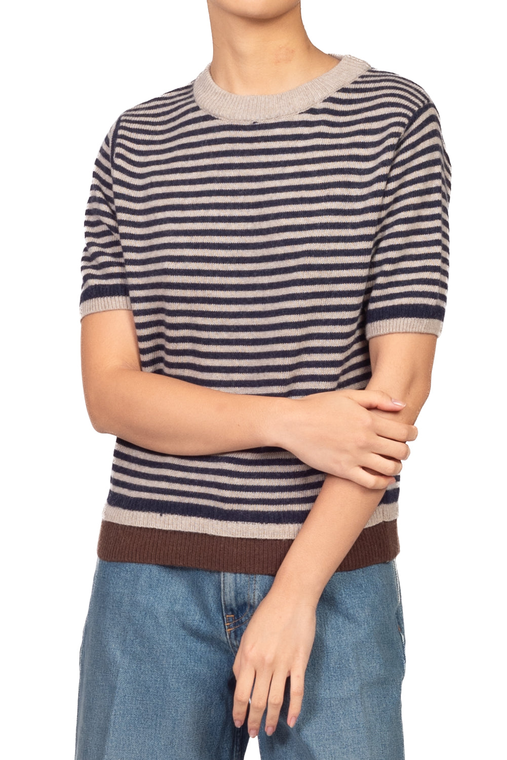 Tensione In - Maglia  rigata mezza manicaArt. D82235AI26