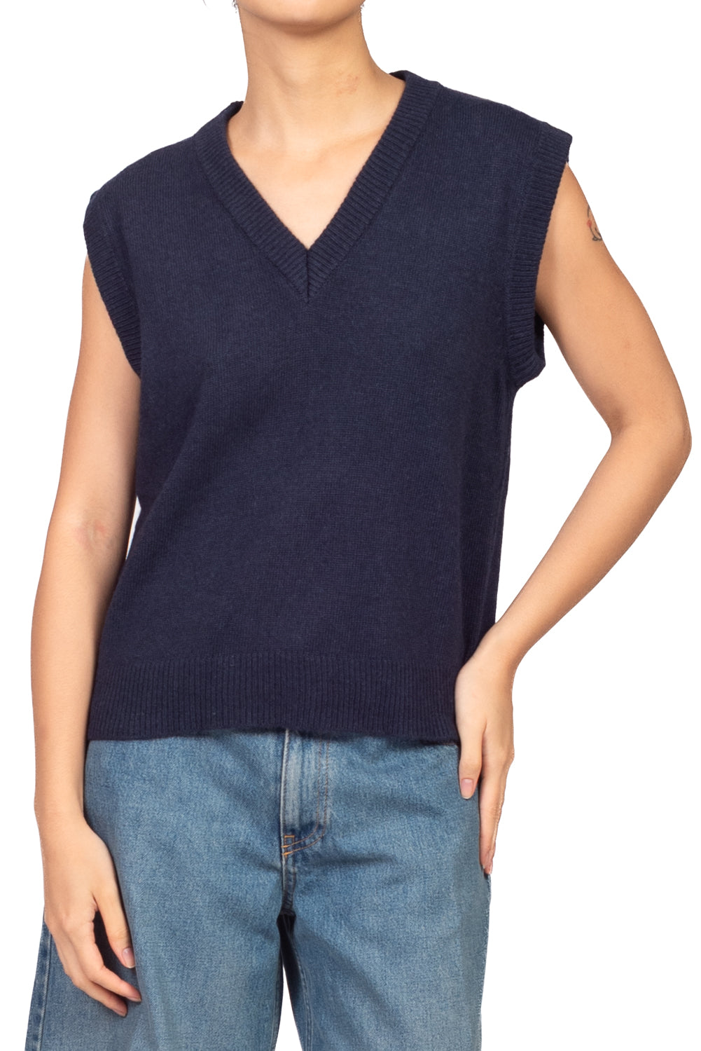 Tensione In - Gilet in maglia scollo V Art. D80968AI26