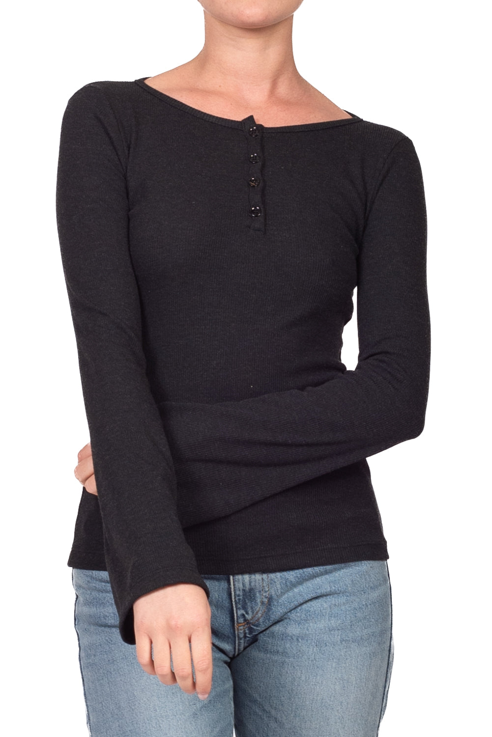 Vicolo - T-Shirt serafino costine Art. UAC0136