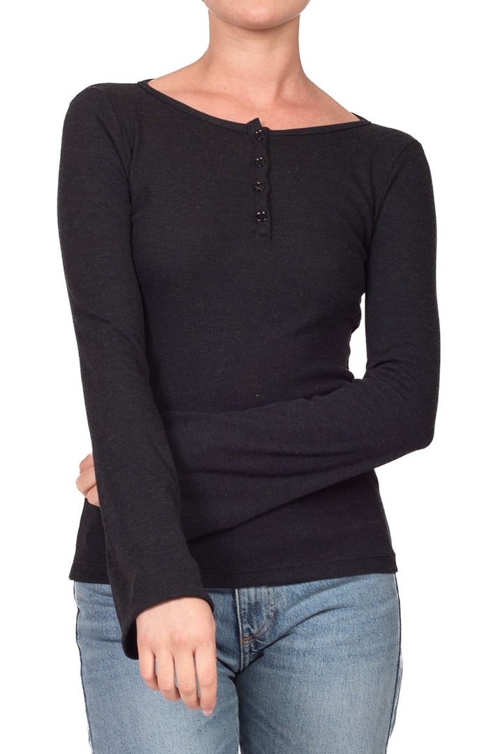Vicolo - T-Shirt serafino costine Art. UAC0136