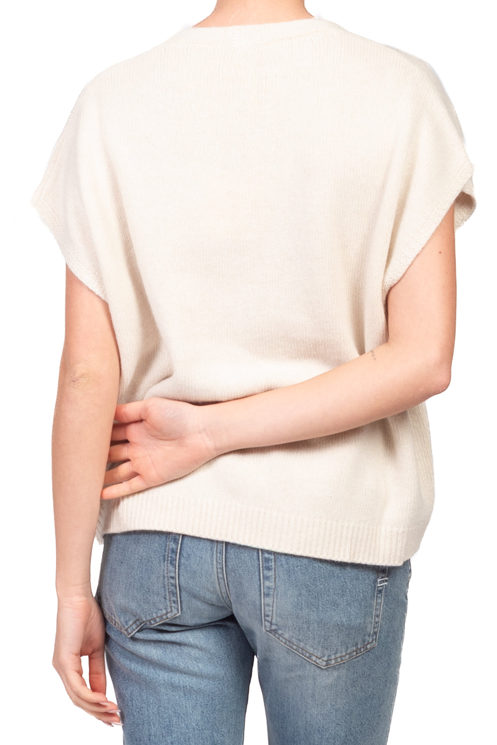 Tensione In - Gilet in maglia con bottoni Art. D82449AI26