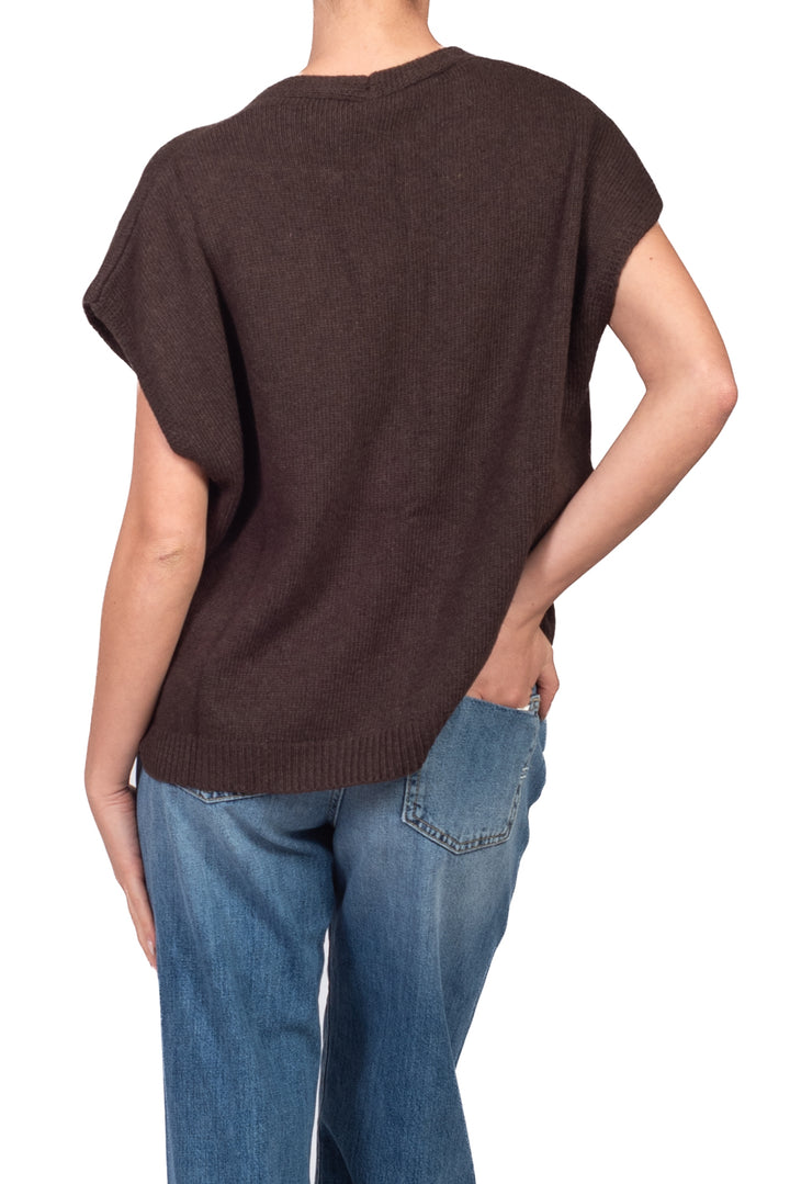 Tensione In - Gilet in maglia con bottoni Art. D82449AI26