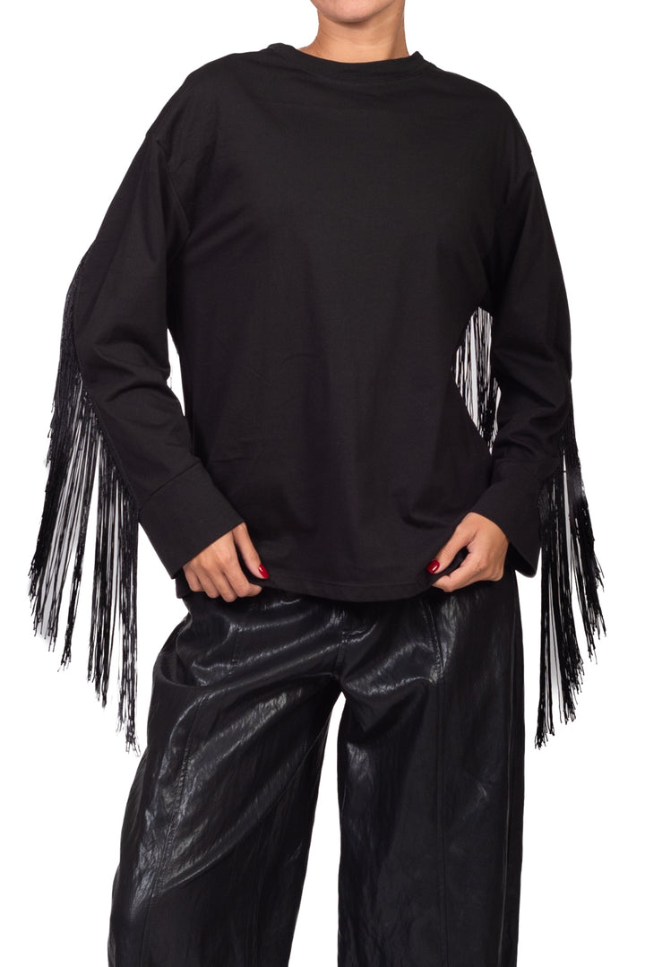 Tensione In - T-shirt con frange Art. FW260094