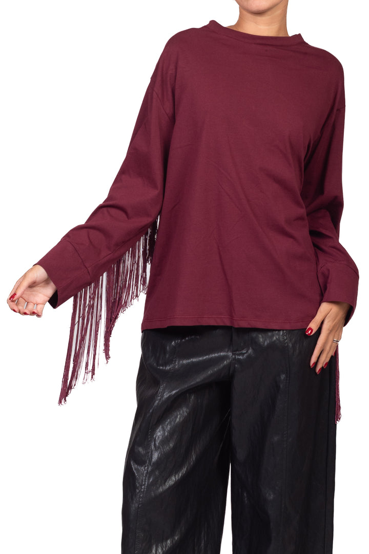 Tensione In - T-shirt con frange Art. FW260094