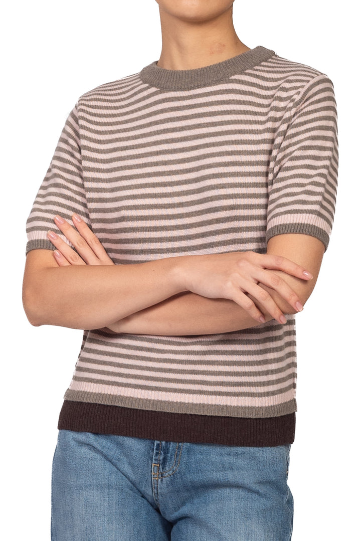 Tensione In - Maglia  rigata mezza manicaArt. D82235AI26