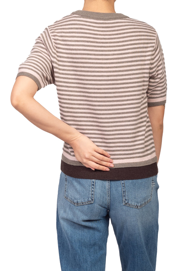 Tensione In - Maglia  rigata mezza manicaArt. D82235AI26