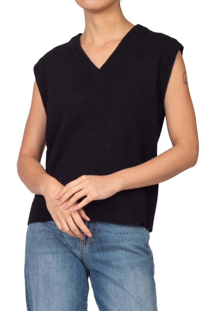 Tensione In - Gilet in maglia scollo V Art. D80968AI26