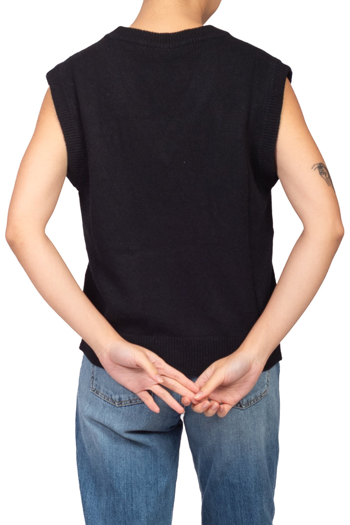 Tensione In - Gilet in maglia scollo V Art. D80968AI26