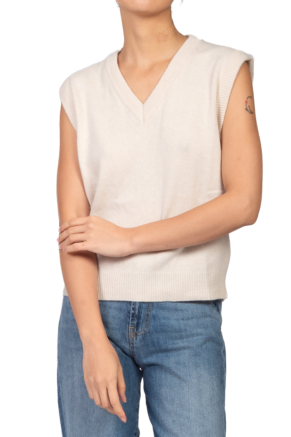 Tensione In - Gilet in maglia scollo V Art. D80968AI26