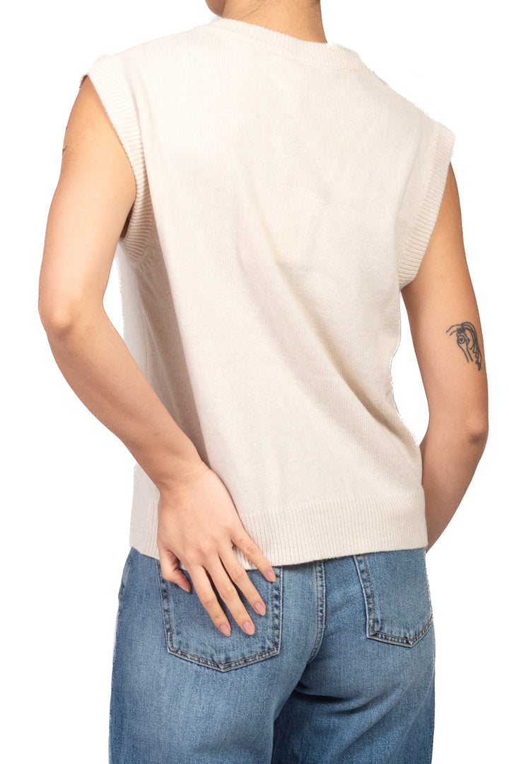 Tensione In - Gilet in maglia scollo V Art. D80968AI26
