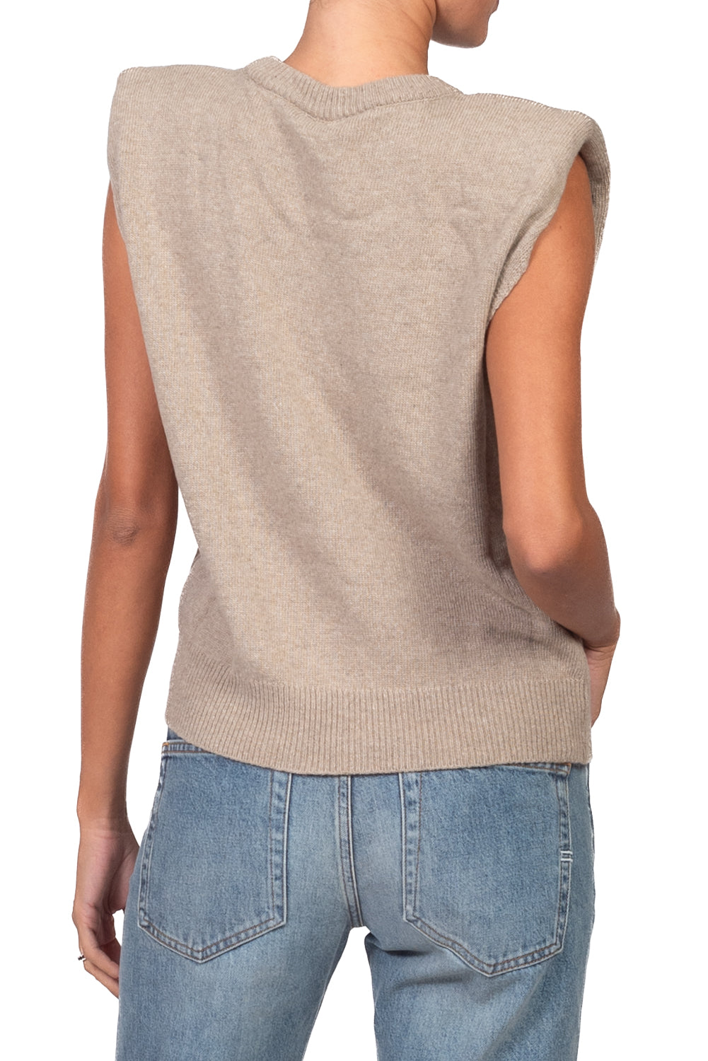 Tensione In - Gilet in maglia con spalline Art. D80088AI26