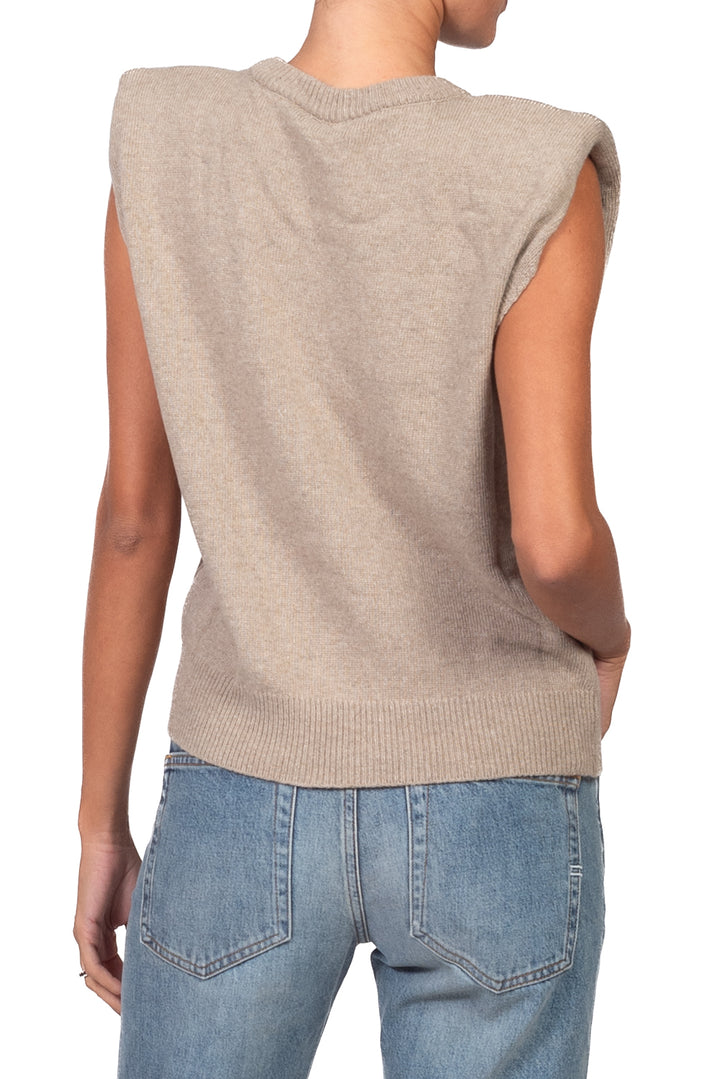 Tensione In - Gilet in maglia con spalline Art. D80088AI26