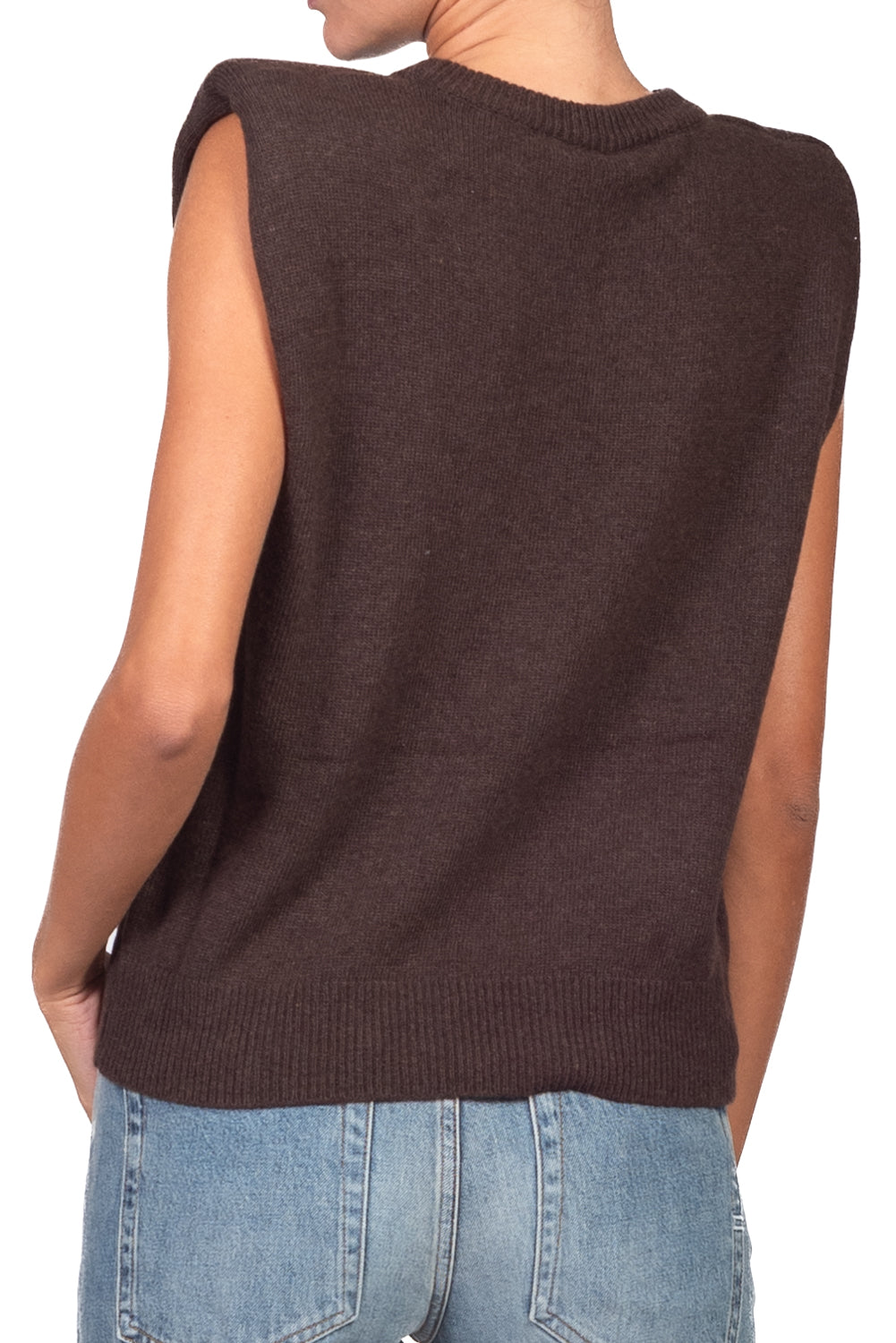 Tensione In - Gilet in maglia con spalline Art. D80088AI26