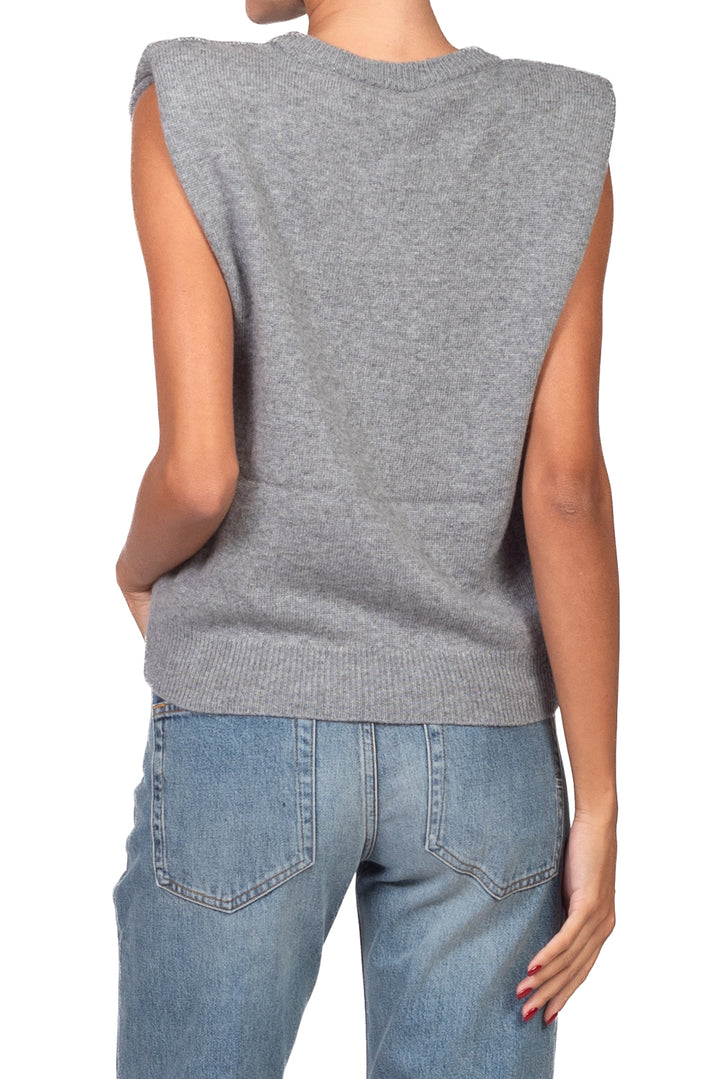 Tensione In - Gilet in maglia con spalline Art. D80088AI26