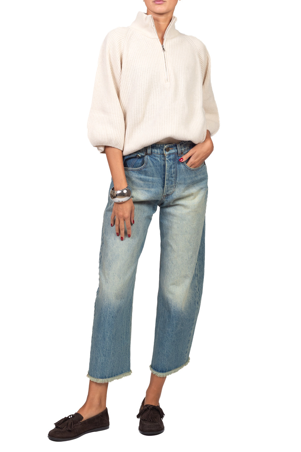 Tensione In - Maglia mezzo collo con zip Art. D82217AI26