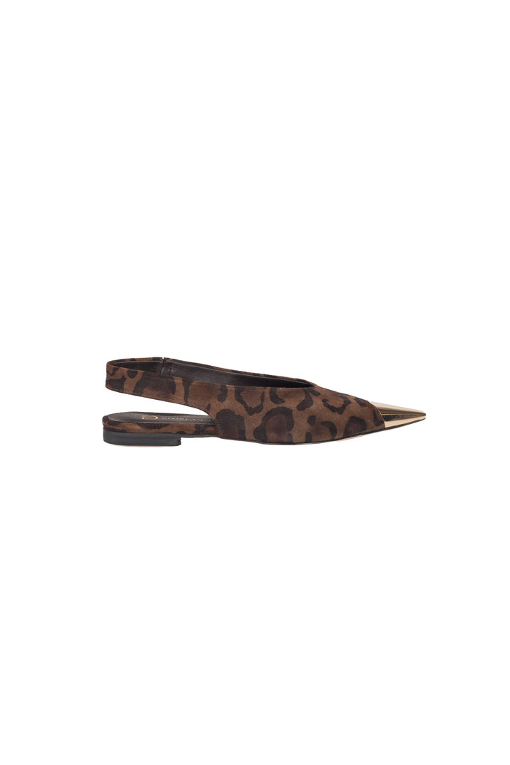 Divine Follie - Slipper animalier punta metallica Art. ISA02/40